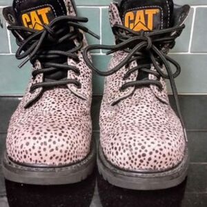 Cat Caterpillar Colorado Calf Hair Boots Ladies Size 9.5